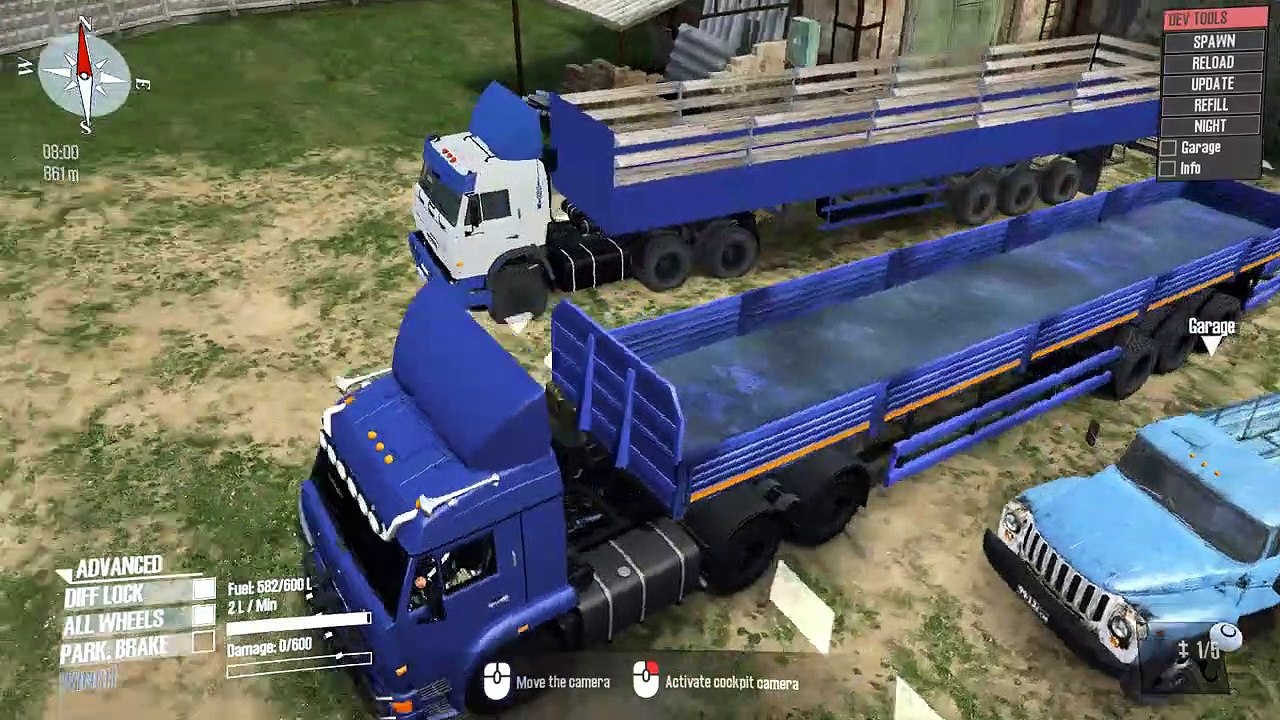 Spintires mudrunner , KAMAZ