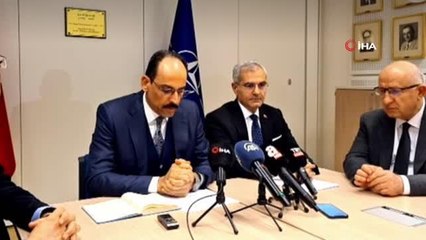 Cumhurbaşkanlığı Sözcüsü İbrahim Kalın, Türkiye-İsveç-Finlandiya arasındaki üçlü görüşme sonrası yaptığı açıklamada, "Biz bugüne kadar açıkça ifade...