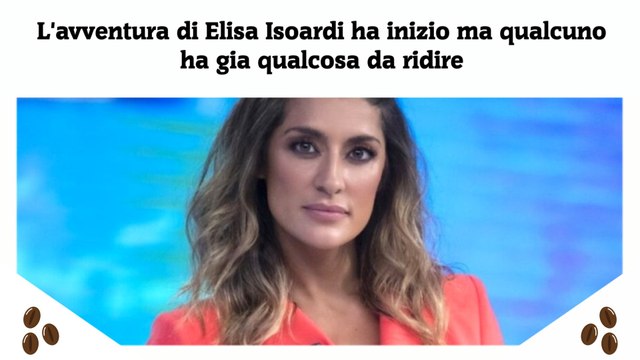 L'avventura di Elisa Isoardi ha inizio ma qualcuno ha gia qualcosa da ridire