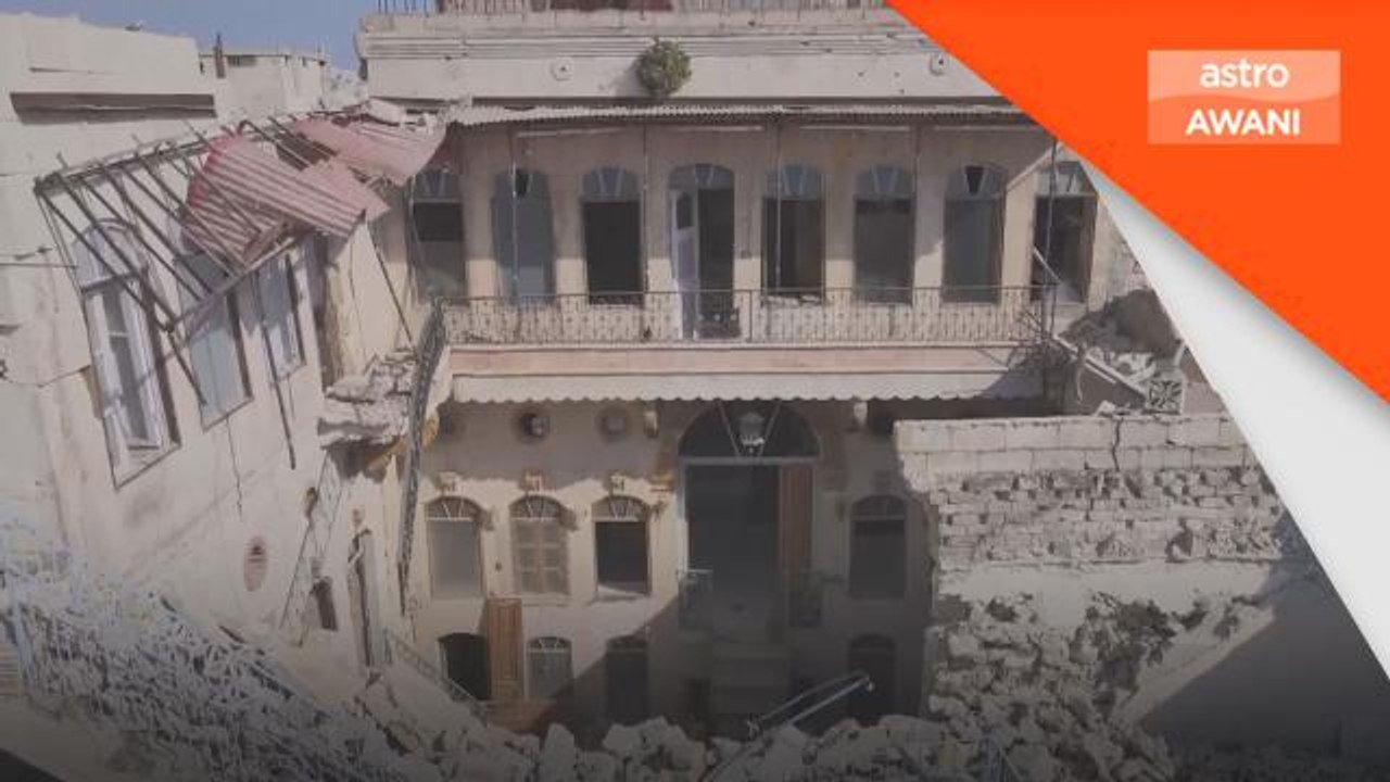 Rumah warisan antara yang musnah di Aleppo