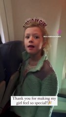 Entire plane makes little girl's day by singing happy birthday