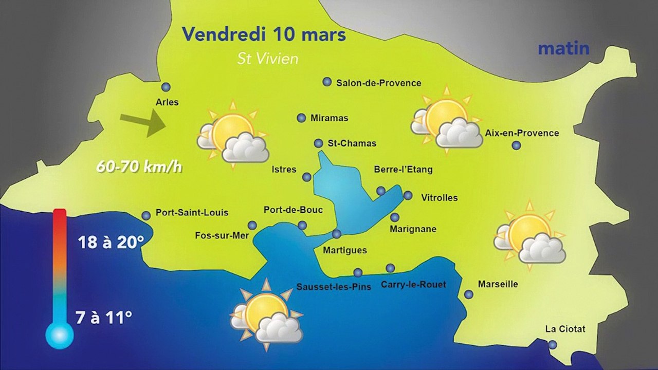 Météo: douceur, nuages et vent d'Ouest