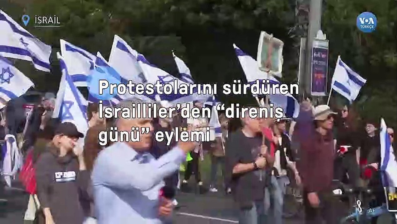 Protestolarını Sürdüren İsrailliler’den “Direniş Günü” Eylemi