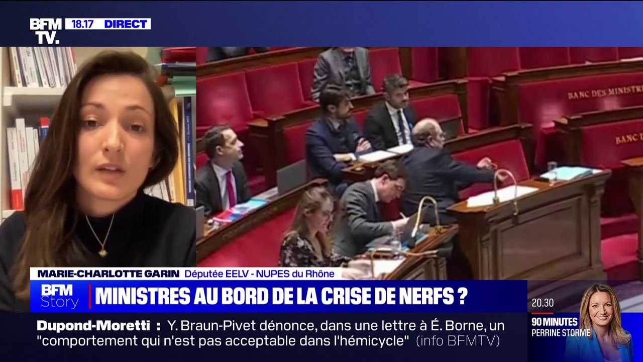 Marie-Charlotte Garin (@MC_Garin): "Dans d'autres pays, Éric Dupond-Moretti aurait démissionné" après ses bras d'honneur
