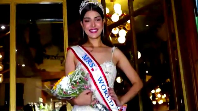 Mrs World 2022 Sargam Koushal Arrive Back in India