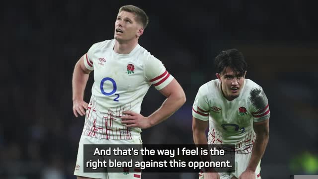 Borthwick explains dropping Farrell to England bench