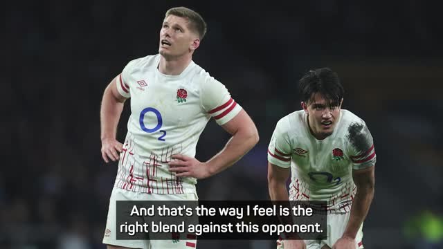 Borthwick explains dropping Farrell to England bench