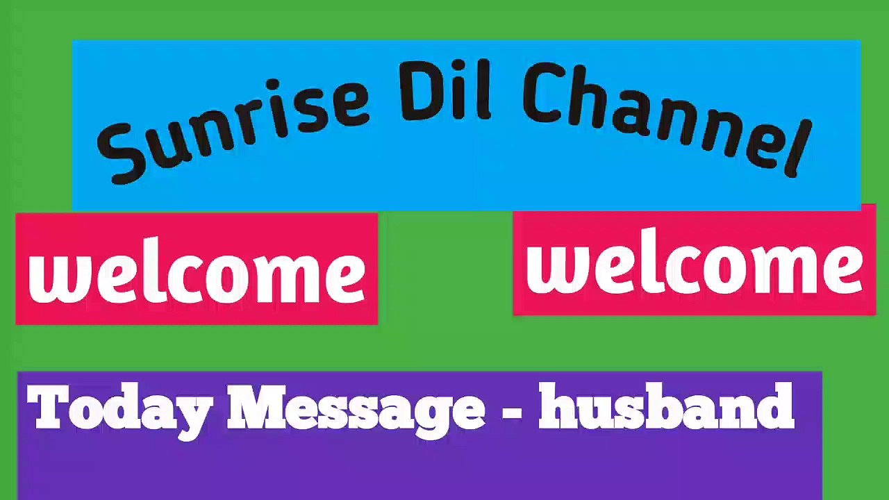 Today message husband