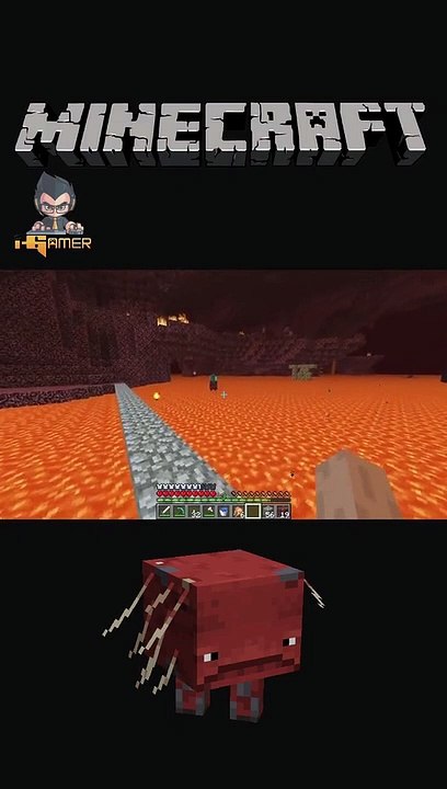#Mine #Strider riding on lava how dd he do it 0_0
