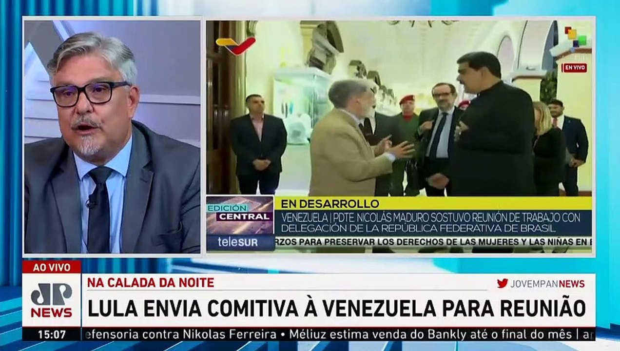 Lula envia comitiva à Venezuela para primeira reunião entre os países | LINHA DE FRENTE