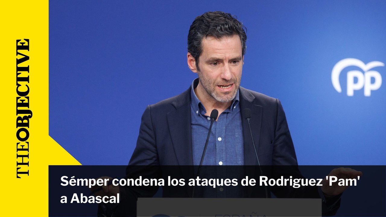Sémper condena los ataques de Rodriguez 'Pam' a Abascal