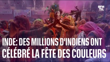 Des millions d’Indiens ont célébré Holi, la fête des couleurs en Inde