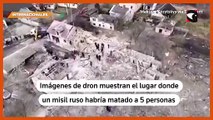 Cinco personas perdieron la vida en Ucrania por los bombardeos rusos