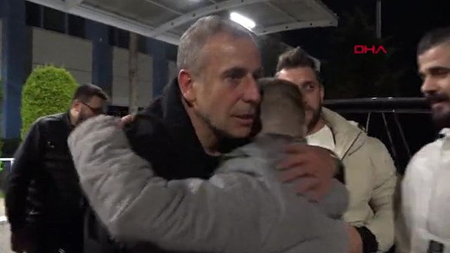 Abdullah Avcı'ya havalimanında duygulandıran veda