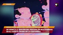 Natalia Chavez comentó que Posadas se prepara para recibir la 3° edición del Festival Multiversos que será del 14 al 16 de abril