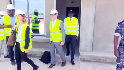 Visite à Boundiali de la première centrale solaire en construction par le Directeur Général de Côte d'Ivoire Energies