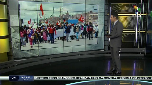 Peruanos anuncian que mantendrán huelga indefinida y radicalizarán las protestas contra el Gobierno