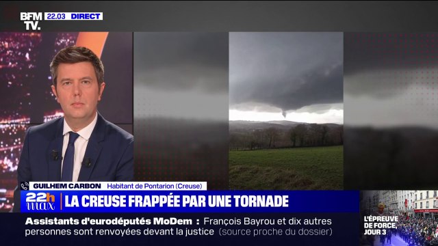 Je voyais des tuiles survoler la maison : le témoignage d'un habitant de Pontarion, une commune de la Creuse touchée par une tornade