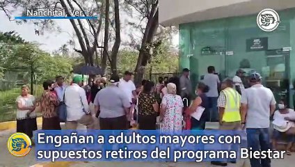 Engañan a adultos mayores con supuestos retiros del programa Bienestar