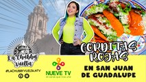 Kari se ENCHILA con unas GORDITAS ROJAS y un MEGA HUARACHE en el Tianguis de San Juan de Guadalupe de San Luis Potosí