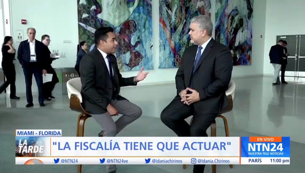 Iván Duque en NTN24