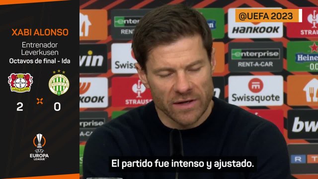 Xabi Alonso: Jugamos como se debe jugar en la Europa League