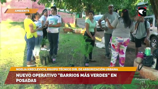 Nuevo operativo barrios más verdes en Posadas