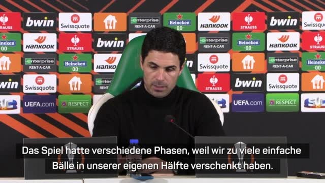 Arteta: "zwei schlechte tore kassiert"