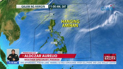 PAGASA: Muling paglakas ng #Amihan, inaasahan sa susunod na linggo; Sirkulasyon sa labas ng PAR, posibleng mabuo bilang LPA - Weather update today as of 7:10 a.m. (March 10, 2023) | UB