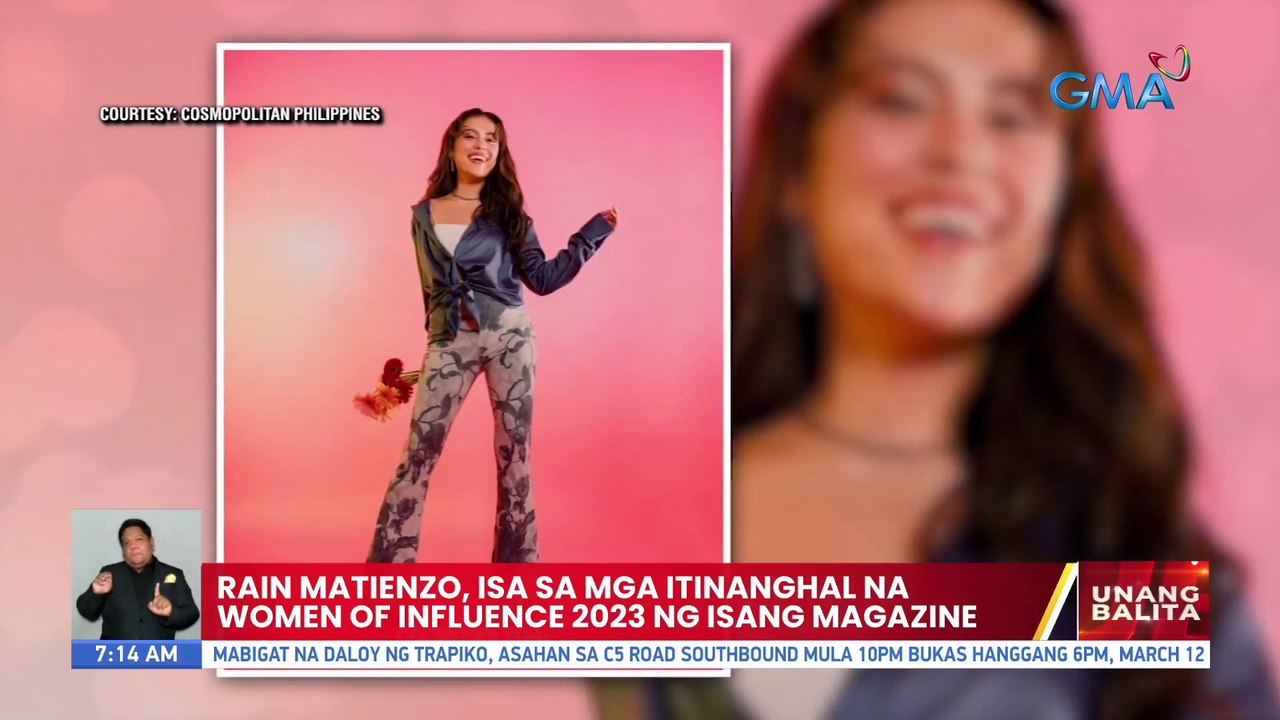 Rain Matienzo, isa sa mga itinanghal na Women of Influence 2023 ng isang magazine | UB
