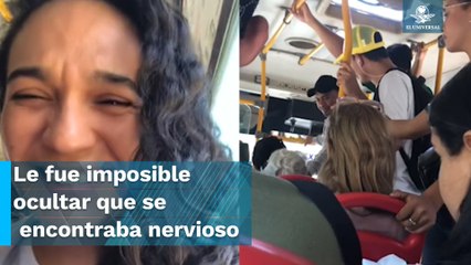 Chofer se equivoca de ruta en su primer día de trabajo y así reaccionan los pasajeros