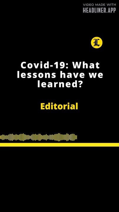 EDITORIAL EN INGLÉS | COVID-19 WHAT LESSONS HAVE WE LEARNED?