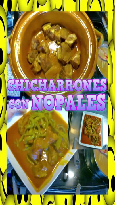 Receta de Nopales + salsa + chiles + carnitas #shorts #food #saludable #rico #queso #chile #recetas #delicious