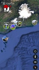 Avion abandonado  en Islandia  captado por  Google