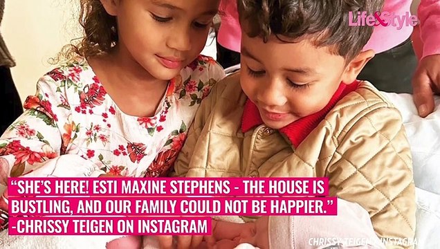 Chrissy Teigen & John Legend Reveal New Baby's Photo & Name To Fans | Life & Style News
