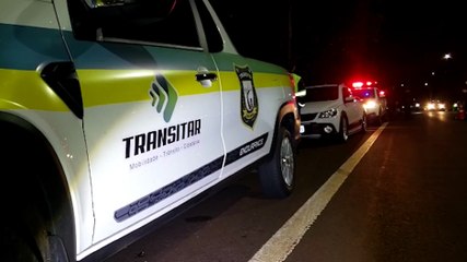 Descargar video: Transitar e Guarda Municipal realizam operação conjunta pelas ruas de Cascavel