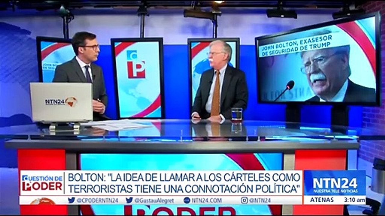 “No creo que los carteles de la droga de México deban ser designados como Organizaciones Terroristas Extranjeras”: John Bolton