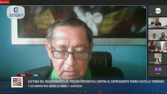 Amplían prisión preventiva contra destituido expresidente Pedro Castillo