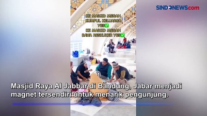 Belum Diresmikan, Masjid Raya Al Jabbar di Bandung Jadi Tempat Wisata Religi