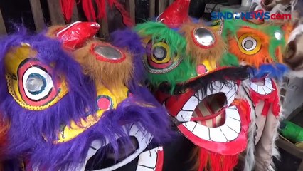 Semangat Kakek Berusia 75 Tahun di Yogyakarta Membuat Barongsai dari Limbah Kertas