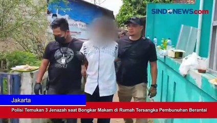 Polisi Temukan 3 Jenazah saat Bongkar Makam di Rumah Tersangka Pembunuhan Berantai