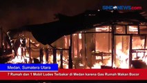 7 Rumah dan 1 Mobil Ludes Terbakar di Medan karena Gas Rumah Makan  Bocor