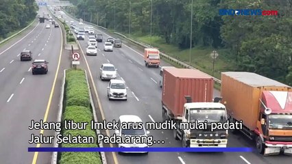 Jelang Libur Imlek, Arus Lalin Jalur Selatan dan Tol Purbaleunyi Padat