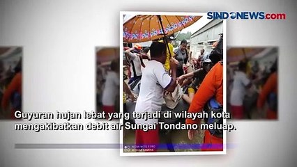 Banjir dan Longsor Melanda Manado, 1 Warga Meninggal