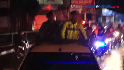 Razia Balap Liar, Polisi Nyaris Ditabrak Pengendara di Soreang
