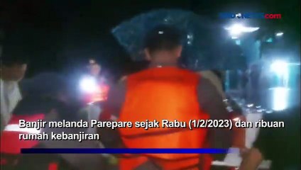 Parepare Dilanda Banjir, Balita dan Orang Tua Dievakuasi