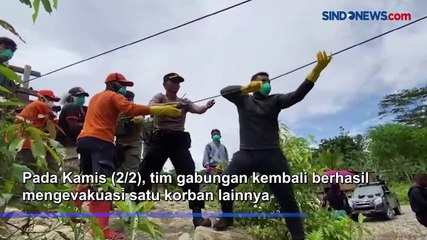 Korban Tewas Jembatan Putus di Pegunungan Bintang dievakuasi