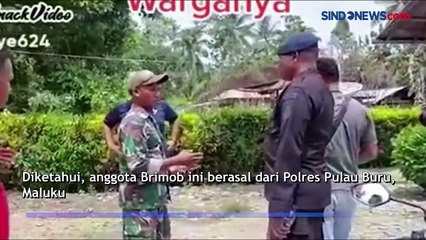 Rekam Brimob saat Razia, Babinsa Dicecar