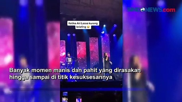 Aksi Ari Lasso Nanyi Bareng Dewa 19 pada Konser Pesta Rakyat 30 Tahun di JIS