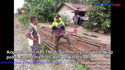 Pencurian Besi Rel Kereta Api, Pelaku Anggota TNI dan Polri